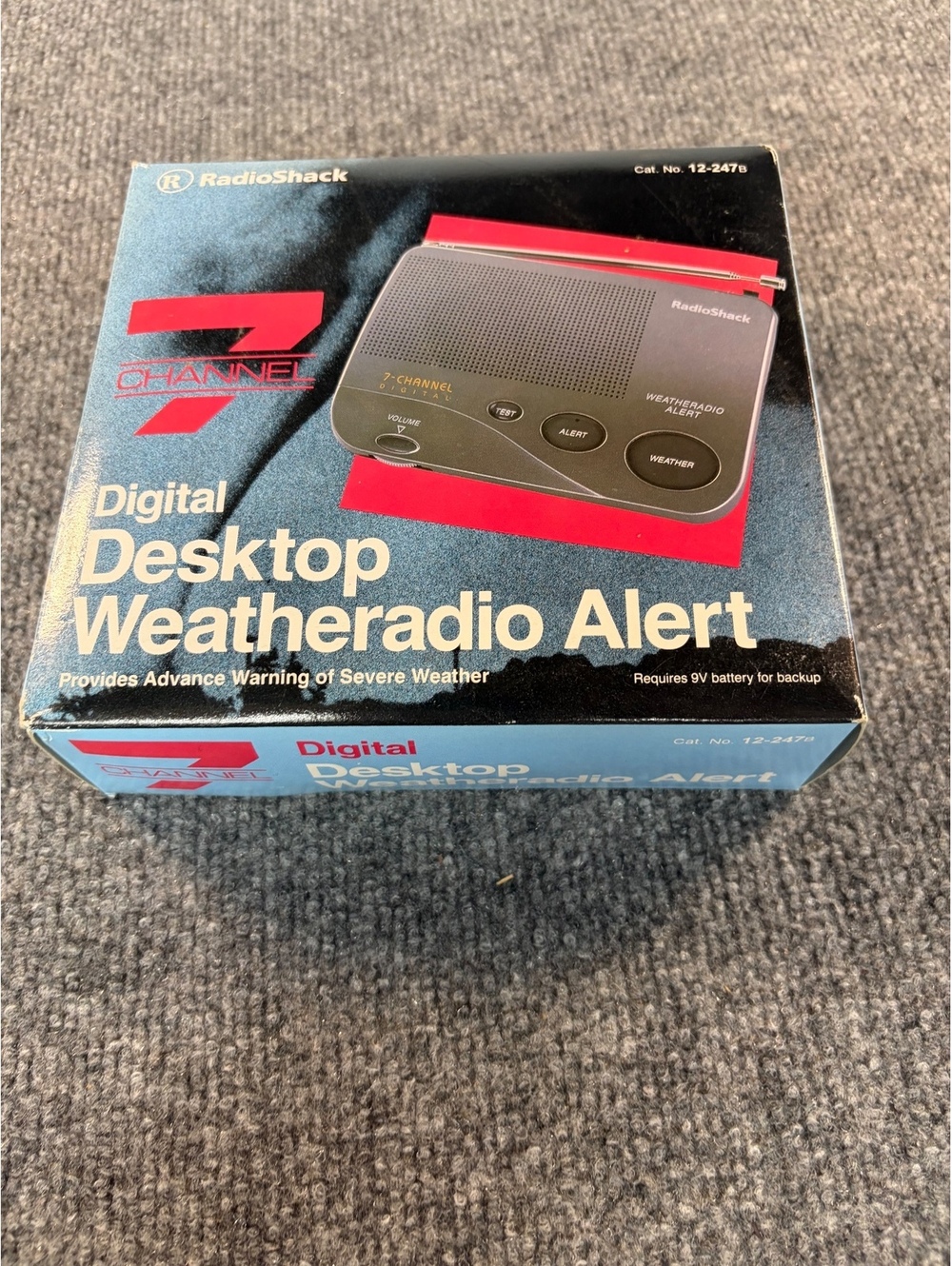Vintage Radio Shack 12-247A Weatheradio Alert 7 Channel Digital Weather Radio
